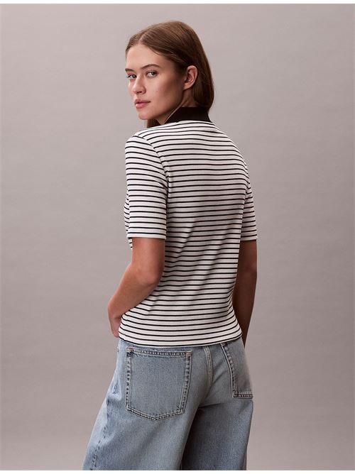 monologo rib polo (stripe) CALVIN KLEIN JEANS | LV047F835GXDY